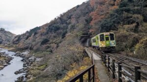 関西線・笠置からの光景